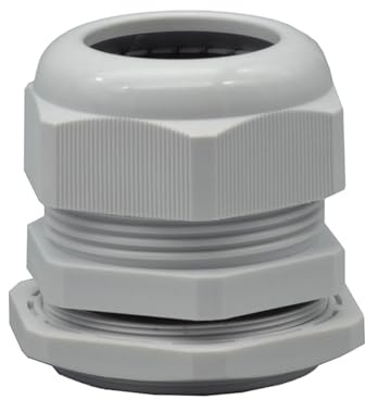 O4L - Outlet4Life IP67 Kabelverschraubung 3 Stück, wasserdicht mit Gegenmutter, metrisch M63 x 1,5 für 37-44mm Kabeldurchmesser, grau
