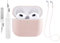 Teyomi Hülle Kompatibel mit Airpods 3 mit Reinigungsset, Silikonhülle kompatibel mit Apple AirPods 3 Case, für Airpods 3 Generation Hülle, für Airpods 3 Schutzhülle mit Straps(Hellrosa)