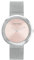 Calvin Klein Analog Quarzuhr für Damen Kollektion Twist mit Silbernes Edelstahl-Mesh-Gliederarmband - 25200149