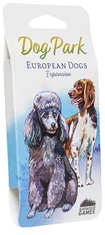 BIRDWOOD GAMES Dog Park Strategie Brettspiel Europäische Hunde Erweiterung, Fügt Neue Charaktere Mit 29 neuen Karten hinzu, Familienbrettspiel