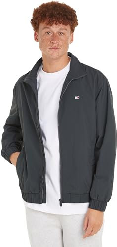 Tommy Jeans TJM Essential Jacket EXT DM0DM17982 Vestes tissées, Gris (New Charcoal), L Homme