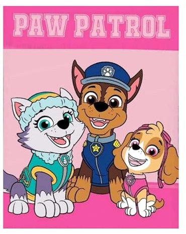 Theonoi Kuscheldecke Mikrofaserdecke Kinder Fleecedecke Decke Wohndecke Fleece kuschelig weich –Geschenk (Paw Girl)