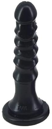 Bad Dragon - Bamboo Structure Dildo Analplug realistischer Dildo mit Saugnapf Sexspielzeug Unisex vaginal und anal Sextoy Monster Fantasy (Black)