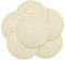 fanquare Set di 6 Tovagliette Intrecciate Resistenti al Calore per la Tavola da Cucina 38cm Beige Tovagliette Rotonde Lavabili
