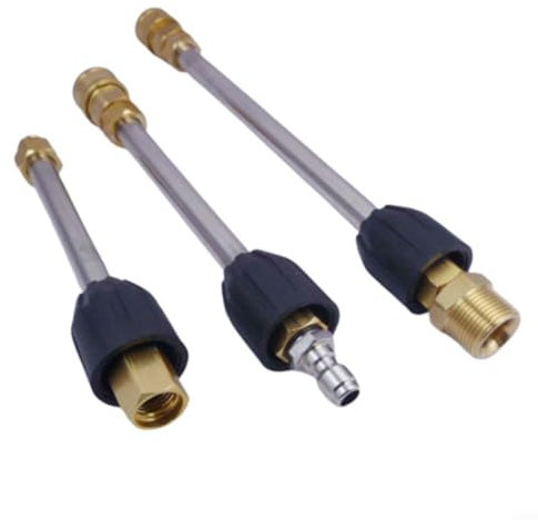 Rallonge de nettoyeur haute pression, 6,35 mm, connexion rapide pour outils de nettoyage haute pression, lavage à l'eau, nettoyage du châssis (20 x 4 x 4)