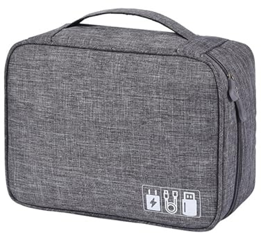 Docooler Data Cable Storage Bag Travel Charging Po Headphone Organizer Multi-functional Compartment Large Capacity