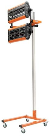 nmbhus 2X1000W Infrarotstrahler Farbtrockner Heizung Heizlampe Spray Backen Werkstatt Aushärtungslampe