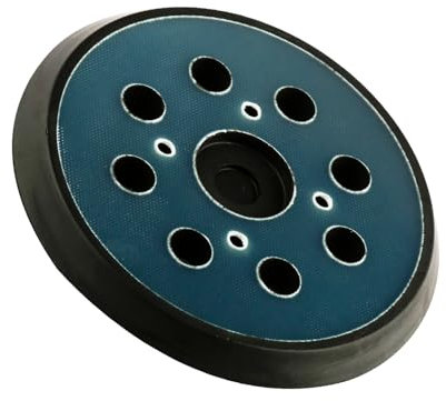 Rumyve Round Hook and Loop Backing Pad,Sander Replacement Pad Orbital Sander Polishing Pads,5 Inch 8 Hole Hook and Loop Backing Pad for Orbital Sanders