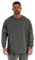 T-Shirt Herren Casual Mode Einfarbig Basic T-Shirt Herren Jugend Klassisch All-Match Longsleeve Tops Herren Slim Fit Komfortabel Longsleeve T-Shirt Herren I-Grey M