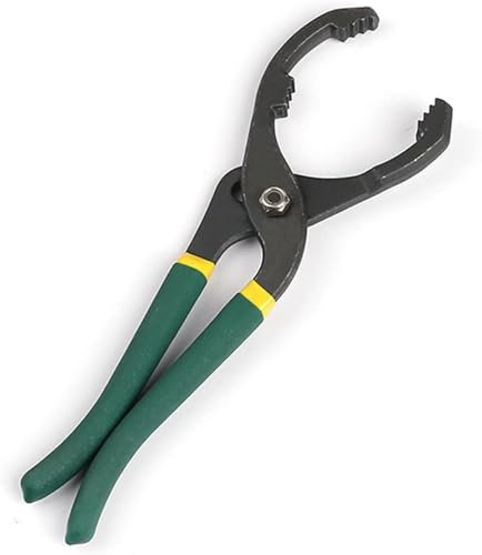 ACTIUSIS Ölfilterzange, 24 cm Verstellbarer Ölfilterschlüssel, Ölfilter-Entfernungswerkzeug, für Autos, Motorräder, Von Ø 40mm Bis Ø 150mm