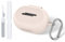 Silikon Hülle für Bose QuietComfort Earbuds，Case Cover Hülle für New Bose QuietComfort Earbuds 2024，Ultradünn Stoßfeste Schutzhülle，mit Schlüsselanhänger-Haken (Cremefarben)