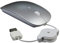 Souris Optique Filaire Rétractable, Souris Télescopique Ergonomique pour Le Bureau Et Les Jeux, Réactive, Souris USB Silencieuse pour Ordinateur PC/Laptop/Notebook (Argent)