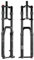 Wkantlaes Bike Double Shoulder Snow Front Fork 27.5inch / 29 inch MTB Double Crown Shock Absorber Fork 150mm Travel Disc Brake (A: 74mm) Air Suspension Bike Fork E-Bike Fork,29 inch