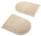 WRITWAA 2Stücke Luffa Peelinghandschuhe Wiederverwendbare Badehandschuhe Hautreinigung für Rückenmassage aus Natürlichem Material