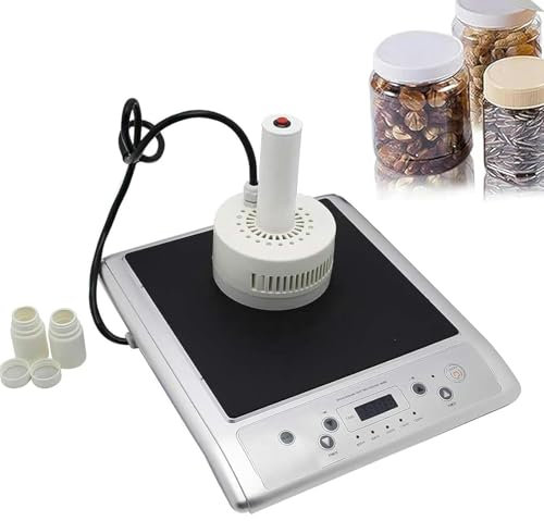 Electromagnetic Induction Sealer, Heavy-Duty Bottle Cap Sealing Machine, 20-130mm, 800W-1200W Adjustable for Plastic and Glass Bottles