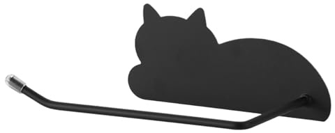 Portarotoli di Carta | Porta Rotoli di Carta Igienica,Mensola Appendibile Con Design Gatto Per Casa Viaggio Frigorifero Fattoria