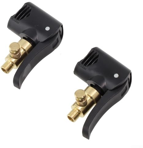 2PCS Bicycle Bike Tyre Tube Air Pump Adapter Valve Replacement with For Presta Dual Head for Track Pump Compatibility