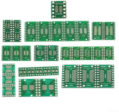 35 x IC-Adapter-Buchsen-Konvertierungsplatinen SOP8 auf DIP für SMD zu DIP PCB-Kits für elektronische Komponenten-Adaption
