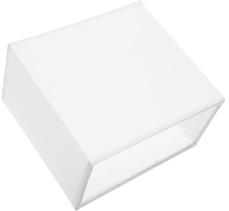 NAMOARLY Rechteckiger Stoff Lampenschirm 18X10X165cm Milchweiß Ersatzschirm für Tischlampe Weiches Licht für Wohnzimmer und Schlafzimmer