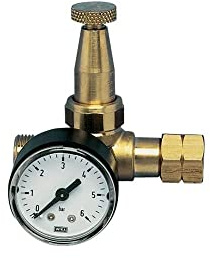 Propankleindruckregler Mini m.Manometer 0,5-4bar 6 kg/hW 21,8x1/14Zoll LH
