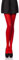 Antie Medias Panty en Microfibra Lencería Sexy Mujer 80 DEN(Rojo, L (Talla Fabricante: 4))