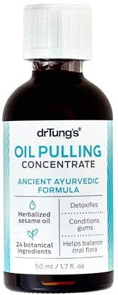 DR TUNGS Oil Pulling Concentrate, 1.7 Fluid Ounce | Oral Care, Conditions Gums, Helps Balance Oral Flora, Ayurvedic Formula