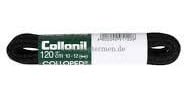 Collonil 1 Paar Schnürsenkel - gewachst - rund - dünn - Ø 2,5 mm (120 cm, Dunkelbraun)
