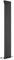 Milano Alpha Black Vertical Single Flat Panel Radiator - 1600mm x 280mm