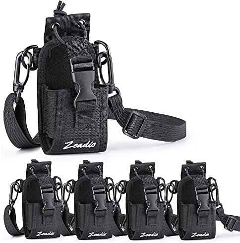 Zeadio Multifunktion Beutel Etui Halter für GPS-Telefon-Funkgerät ZNC-C, Packung mit 5