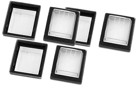 sourcing map 6Pcs Silikon wasserdicht Wippschalter Schutzkappe rechteckige Abdeckung DE de