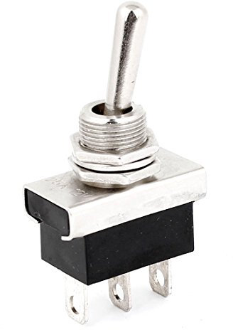 Woljay Interrupteur à bascule Inverseur Commutateur SPDT ON/OFF/ON Voiture Auto 12V 25A