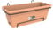 elho Green Basics Balkonkasten XL Allin1 55 - Übertopf für Balkon & Außen - Ø 54.5 x H 22.5 cm - Braun/Mild Terra