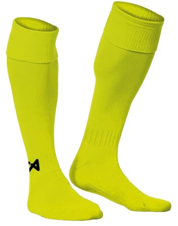 Asioka Unisex 200/10 Fußballstrümpfe, gelb, 42-45