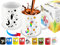 Einhorn-Tasse mit Farbwechsel, wärmewechselnde Tasse, niedliche Tasse für Damen, Mädchen, Kinder, lustige Geschenkidee für Geburtstag, Weihnachten, Halloween, 325 ml, magische Kaffeetasse, Weiß