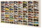 DECOCRAFT For Hot Wheels 1/64 Scale Diecast Display Case Matchbox Storage Cabinet Shelf Rack for 80 Hot Wheels