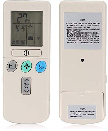 VBESTLIFE Ricambio del telecomando universale per RAR-2A1 RAR-52P1 RAR-2SP1 RAR-3U4 RAR-2P2 RAR-3U3 RAR-52P2 RAR-2P1 condizionatore d'aria