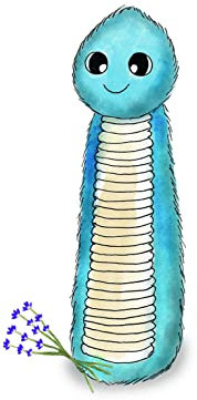 Warmies 3D-Wärmflasche, Raupe