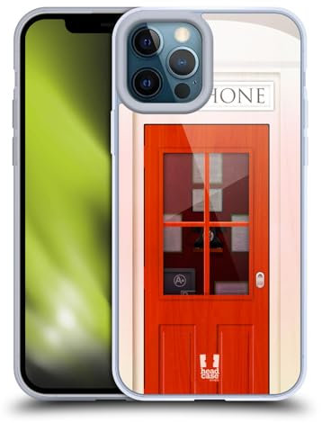 Head Case Designs K5 Telefonkabine Gelhülle [Militärischer Schutzgrad] Kompatibel Mit Apple iPhone 12 Pro Max Und Kompatibel Mit MagSafe