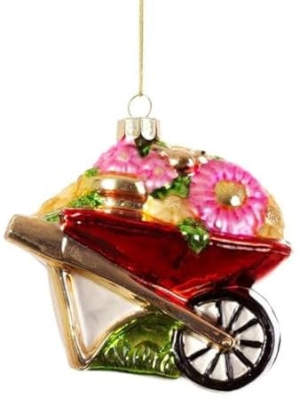 Sass & Belle Wheelbarrow Shaped Bauble
