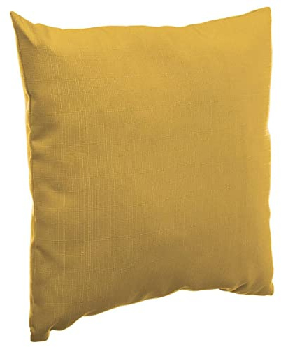 Hespéride - Dekokissen für den Außenbereich Korai in Senfgelb - 40 × 40 cm - Senfgelb