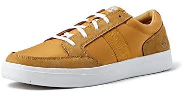 Timberland Davis Square Fabric And Leather Oxford Basic, Sneaker, Uomo, Wheat Nubuck, 40 EU