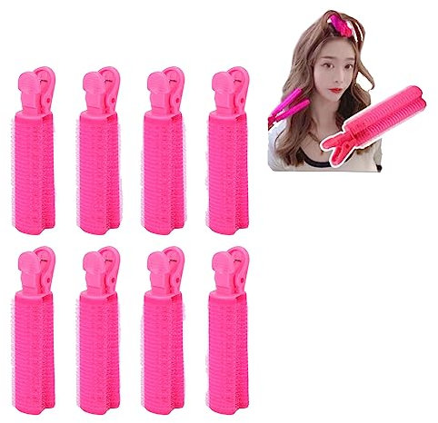 Haarspange für Frauen, Selbstklebende Haarwurzelklammer, Flauschige Lockenwickler Clip, DIY Lockenstyling-Werkzeug für Natürliche Locken, Mädchen & Damen