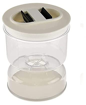 Plumflex Pickle and Olive Hourglass, Pickle Flip Separated From Wet and Dry, Pickle with Strainer Flip, Separator