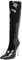 Bviennic Donna Appuntito Vernice Stivali Alti Zip Laterale Uomini Festa Tacco A Spillo Moda Stivali Equitazione Sposa Nero Numero 45 EU-47Cn