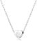 KENYG S925 Silver A-Z Capital Initial Heart Pendant Necklaces for Women Girls Lady for Christmas Birthday Graduation,Women Choker Tiny Necklaces Fashion Jewellery (L)