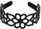Serre-tête large en plastique pour femme et fille - Motif fleurs creuses - Antidérapant - Accessoire de coiffure