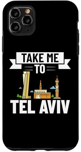 Hülle für iPhone 11 Pro Max Tel Aviv Israel Stadt Skyline Reise