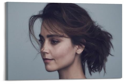VZRSQZK Schauspieler-Poster, Jenna Coleman, Poster, dekoratives Gemälde, Leinwand, Wandposter und Kunstdruck, moderne Familienschlafzimmer-Dekoration, Poster, 60 x 90 cm
