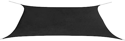 Parasole a Vela Oxford Rettangolare 4x6 m Antracite Casa e Giardino, Prato e giardino (3,25KG)