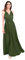 OMEWEE Damen Lang Sexy Schnürung Abendkleid Multiway Brautjungfernkleider Rückenfreies Elegant Wickelkleid Festlich Maxi Sommerkleid Einfarbig Partykleid dunkelgrün M